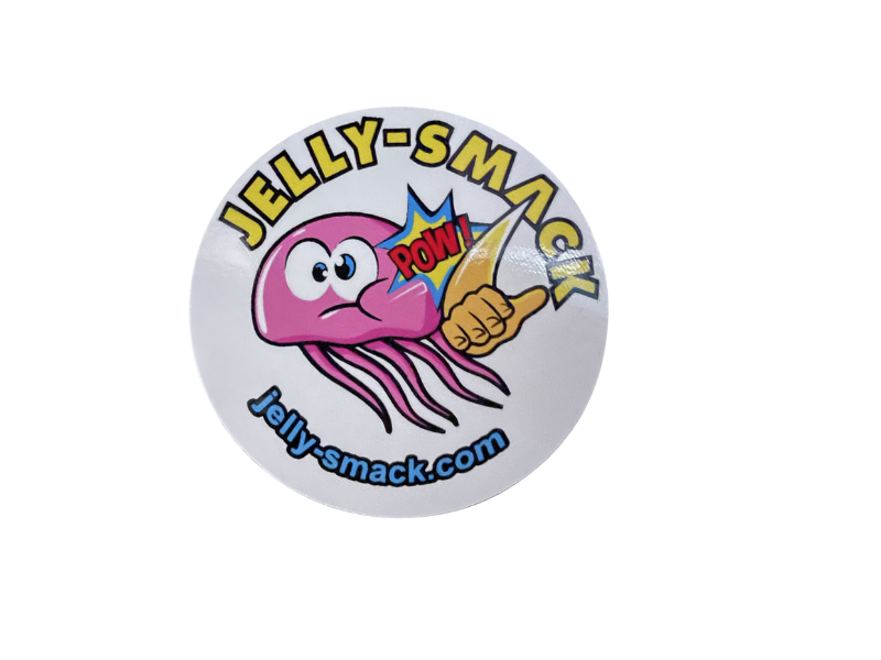 Calcomanía de vinilo Jelly-Smack de 3"